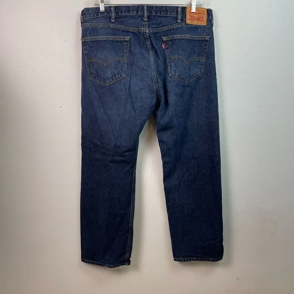 Levi's 505 Classic Blue Straight Denim Jeans Size W40 L30 EUC
